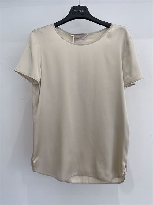 Silk satin t-shirt MAXMARA LEISURE | 2331110134600002